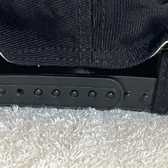 Lucasfilm's "Star Wars" Adjustable Black Cap with Star Graphics on Brim - Picture 8 of 16